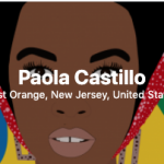 A woman with collar shirt and head wrap by Paola Castillo on CryptoArtNet